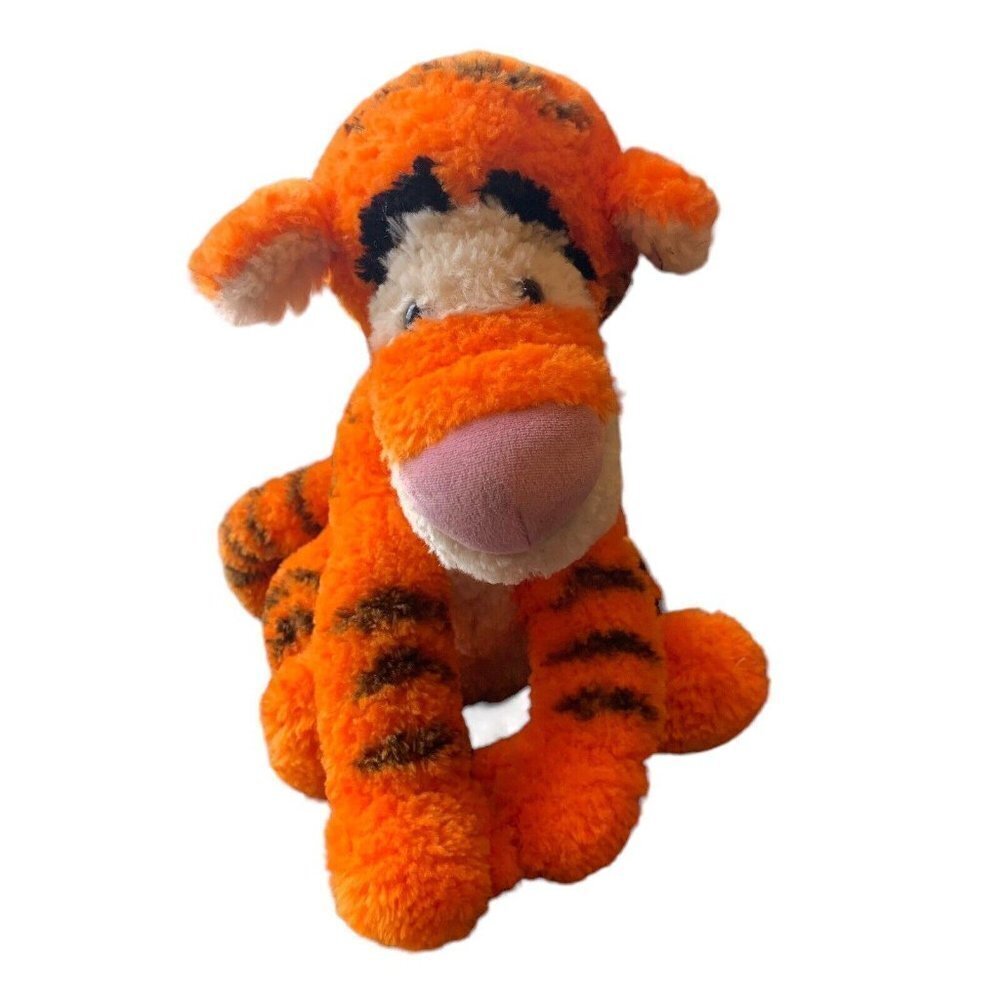Walt Disney Parks 15” TIGGER Fluffy Curly Fur Plush Medium Stuffed Anima…​